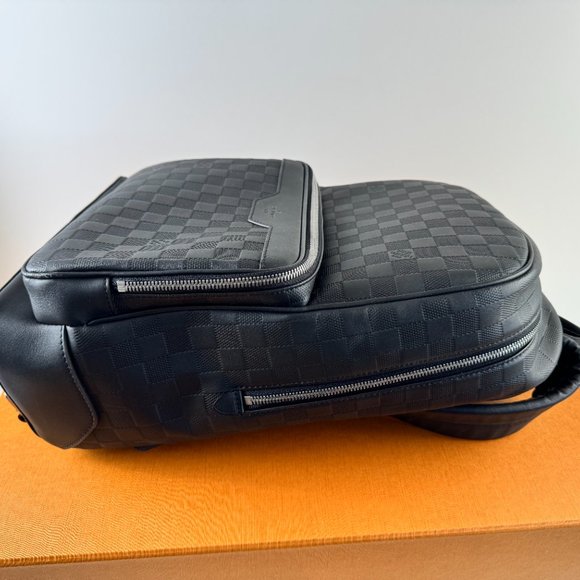 LOUIS VUITTON N40306 Damier Infini Backpack Rucksack Black Men's - Picture 9 of 16